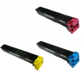 KONICA MINOLTA TN611 Laser Toner Cartridge Color Set Cyan Yellow Magenta
