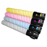 KONICA MINOLTA TN216 Laser Toner Cartridge Set Black Cyan Magenta Yellow
