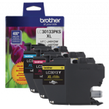 ~Brand New Original BROTHER LC30133PKS High Yield INK / INKJET Cartridge Cyan / Magenta / Yellow