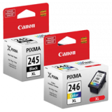 ~BRAND NEW ORIGINAL CANON PG-245XL / CL-246XL INK / INKJET Cartridge Black Tri-Color High Yield Combo