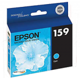 ~Brand New Original EPSON T159220 INK / INKJET Cartridge High Yield Ultra Chrome High Gloss Cyan
