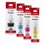 ~Brand New Original Canon INK / INKJET Cartridge Set Black Cyan Magenta Yellow