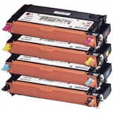 XEROX Phaser 6280 High Yield Laser Toner Cartridge Set Black Cyan Yellow Magenta