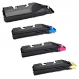 KYOCERA / MITA TK-867 Laser Toner Cartridge Set Black Yellow Magenta Cyan