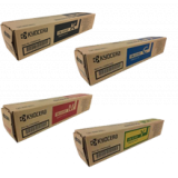 ~Brand New Original KYOCERA MITA TK-5197 Laser Toner Cartridge Set Black Cyan Magenta Yellow
