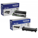 ~BRAND NEW ORIGINAL BROTHER DR730 / TN760 HIGH YIELD LASER TONER CARTRIDGE DRUM UNIT COMBO PACK