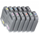 CANON PFI-706 INK / INKJET Cartridge Set Black Cyan Magenta Yellow Photo Cyan Photo Magenta Gray Photo Gray Matte Black Green Red Blue