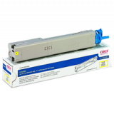 ~Brand New Original OKIDATA 43459301 Laser Toner Cartridge Yellow High Yield