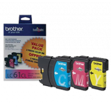 ~Brand New Original BROTHER LC613PKS INK / INKJET Cartridge 3 Pack Color Set Cyan Yellow Magenta