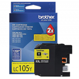 ~Brand New Original BROTHER LC105Y (XXL) INK / INKJET Cartridge Super High Yield Yellow