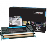 ~Brand New Original LEXMARK/ IBM X748H1CG Laser Toner Cartridge Cyan