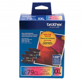 ~Brand New Original BROTHER LC79CL Extra High Yield COLOR INK / INKJET Cartridge Set Cyan Yellow Magenta