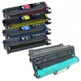 HP 1500 Laser Toner Cartridge Set / DRUM UNIT Black Cyan Yellow Magenta High Yield