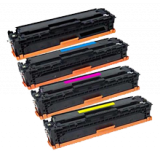 HP CF410A Laser Toner Cartridge Set  Black Cyan Yellow Magenta