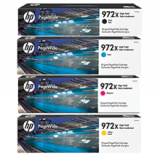 ~Brand New Original HP 972X High Yield INK / INKJET Cartridge Set Black Cyan Magenta Yellow
