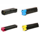 ~Brand New Original KYOCERA MITA TK-8707 Laser Toner Cartridge Set Black Cyan Yellow Magenta