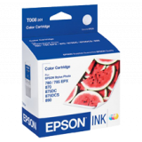 ~Brand New Original EPSON T008201 INK / INKJET Cartridge Tri-Color