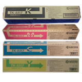 ~Brand New Original KYOCERA MITA TK-8317 Laser Toner Cartridge Set Black Cyan Magenta Yellow