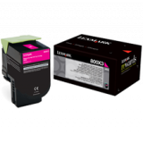 ~Brand New Original Lexmark 80C1SM0 Laser Toner Cartridge Magenta