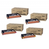 ~Brand New Original XEROX / TEKTRONIX 6180 Laser Toner Cartridge Set Black Cyan Yellow Magenta High Yield