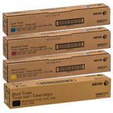 ~Brand New Original XEROX 7525 / 7530 Laser Toner Cartridge Set Black Cyan Yellow Magenta