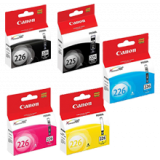 ~Brand New Original CANON PGI225 / CLI226 INK / INKJET Cartridge Set Black x2 Cyan Yellow Magenta