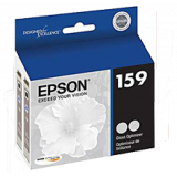 ~Brand New Original EPSON T159020 INK / INKJET Cartridge High Yield Gloss Optimizer 2Pack